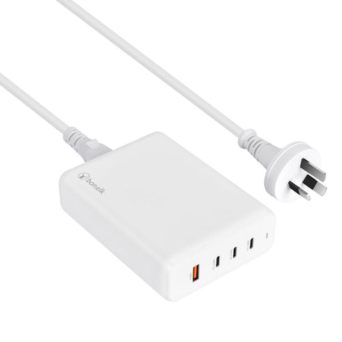 Bonelk 240W Multi-Port Desktop Charger, 3 x USB-C / 1 x USB-A - Digital3d.com.au